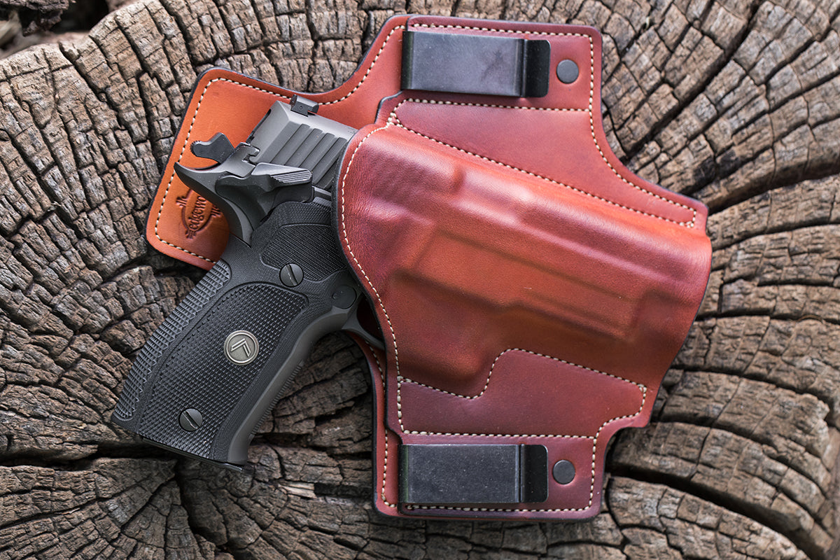 IWB Dual Clip Soft Leather Holster – Wholeguns